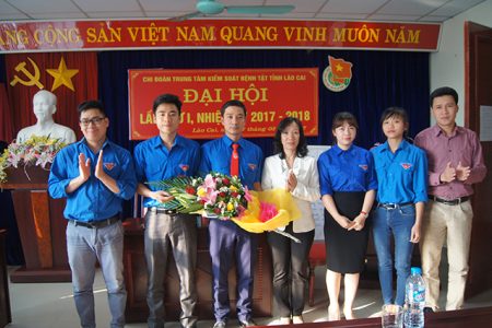 Đại hội chi đoàn Trung tâm Kiểm soát bệnh tật Lào Cai