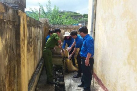 Đoàn thanh niên huyện Bắc Hà Chung tay phòng chống bệnh Sốt xuất huyết