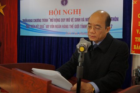 Hội nghị triển khai chương trình “Mở rộng quy mô vệ sinh và nước sạch nông thôn dựa trên kết quả” vay vốn ngân hàng thế giới, tỉnh Lào Cai năm 2017