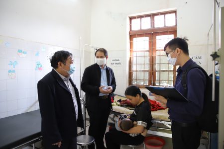 Giám sát công tác kiểm soát và đáp ứng phòng chống bệnh sởi tại Huyện Bắc Hà, Huyện Si Ma Cai
