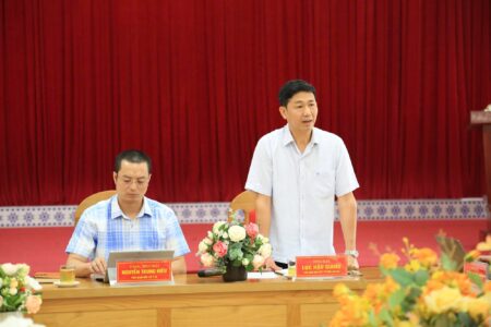 Sở Y tế Lào Cai làm việc tại Trung tâm Kiểm soát bệnh tật tỉnh sau sáp nhập