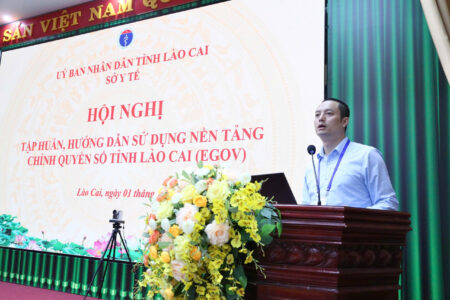 Ngành Y tế tập huấn triển khai Nền tảng Chính quyền số tỉnh Lào Cai (EGOV)